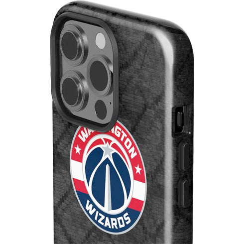 NBA Washington Wizards Black Rust iPhone 15 Pro Impact Case